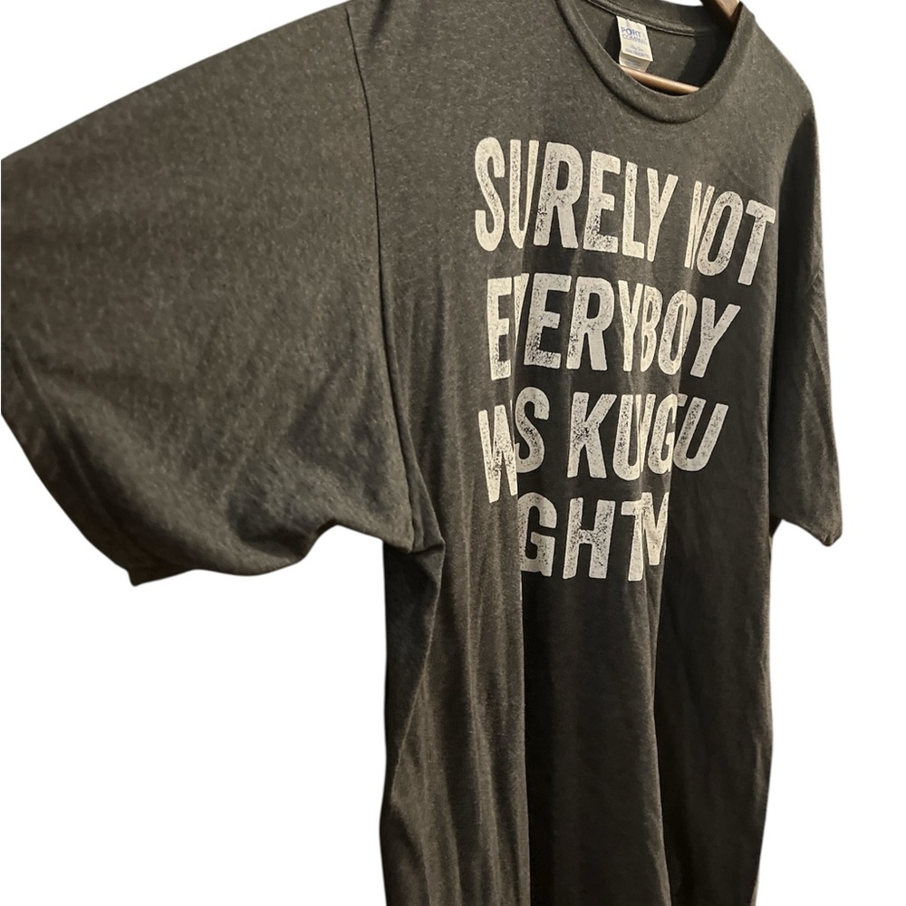 Port and Company Grey Funny Wording Design Big & Tall T-Shirt Size 3XL - Picture 6 of 10